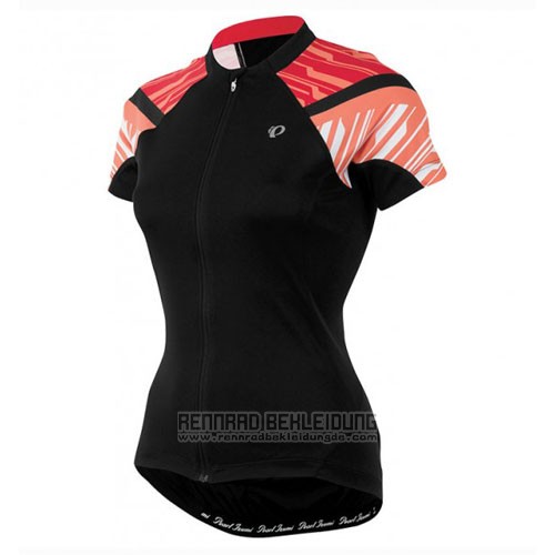 2016 Fahrradbekleidung Frau Pearl Izumi Rot und Shwarz Trikot Kurzarm und Tragerhose